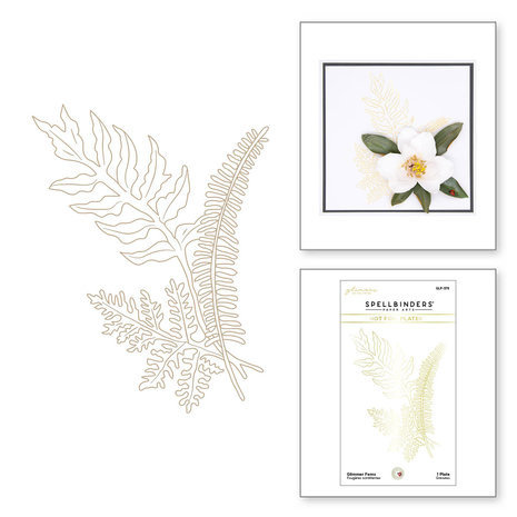 Spellbinders The Victorian Garden Glimmer Ferns Glimmer Hot Foil Plate (GLP-378) Spellbinders The Victorian Garden Glimmer Ferns Glimmer Hot Foil Plate (GLP-378)