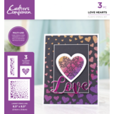 Crafter's Companion Love Hearts Multi-Use Stencil Set (CC-STEN-LOVEHEA)