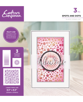 Crafter's Companion Spots and Dots Multi-Use Stencil Set (CC-STEN-SPODOTS) Crafter's Companion Spots and Dots Multi-Use Stencil Set (CC-STEN-SPODOTS)