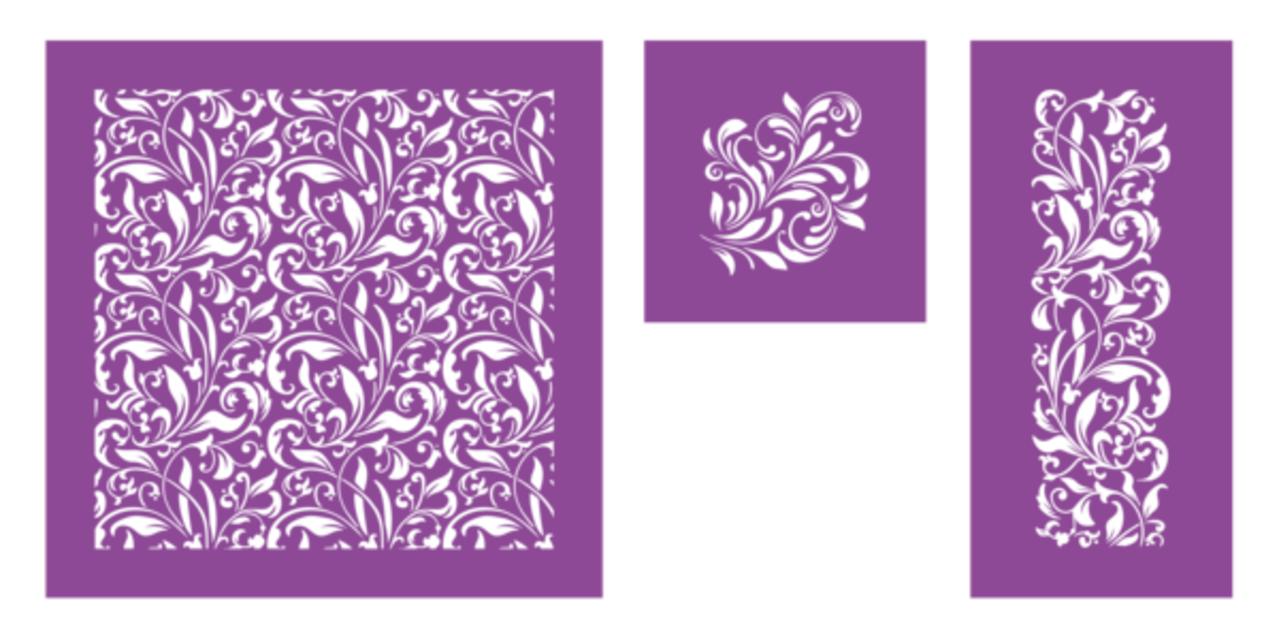 Crafter's Companion Swirls and Flourishes Multi-Use Stencil Set (CC-STEN-SWFLOUR) Crafter's Companion Swirls and Flourishes Multi-Use Stencil Set (CC-STEN-SWFLOUR)