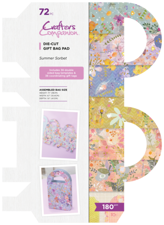 Crafter's Companion Summer Sorbet Die-Cut Gift Bag (CC-PAD-GIFT-SUSO) Crafter's Companion Summer Sorbet Die-Cut Gift Bag (CC-PAD-GIFT-SUSO)