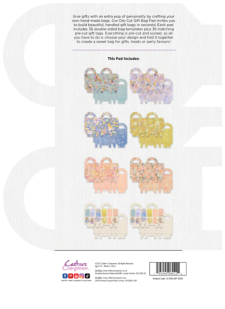 Crafter's Companion Summer Sorbet Die-Cut Gift Bag (CC-PAD-GIFT-SUSO) Crafter's Companion Summer Sorbet Die-Cut Gift Bag (CC-PAD-GIFT-SUSO)