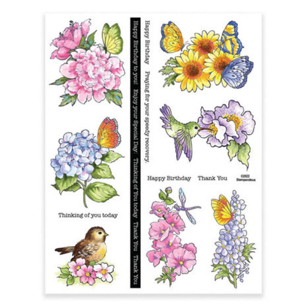 Stampendous! Quick Cards Hope of Spring (QC-003)