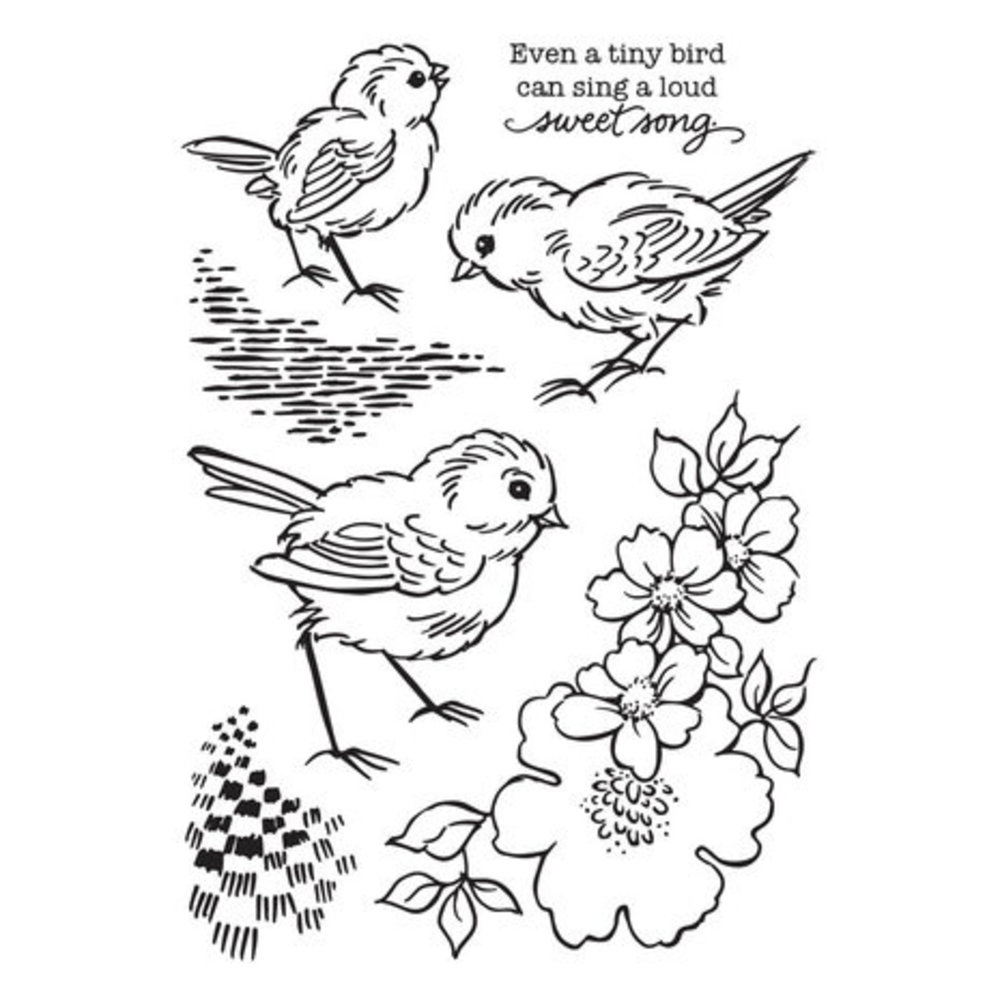 Stampendous! Sweet Song Clear Stamps (STP-192) Stampendous! Sweet Song Clear Stamps (STP-192)
