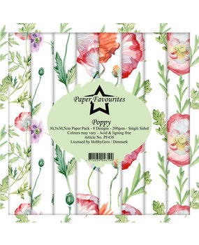 Paper Favourites Poppy 12x12 Inch Paper Pack (PF438)