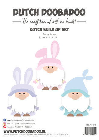 Dutch Doobadoo Dutch Build Up Art A5 Bunny Gnome (470.784.218) Dutch Doobadoo Dutch Build Up Art A5 Bunny Gnome (470.784.218)