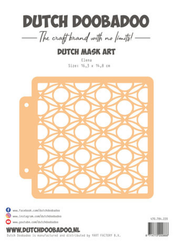 Dutch Doobadoo Dutch Mask Art A5 Elena (470.784.220) Dutch Doobadoo Dutch Mask Art A5 Elena (470.784.220)
