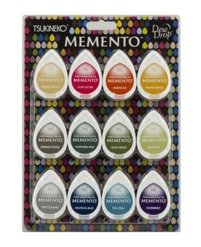 Tsukineko Memento Snow Cones Dye Ink Dew Drops Set (MD-012-300)
