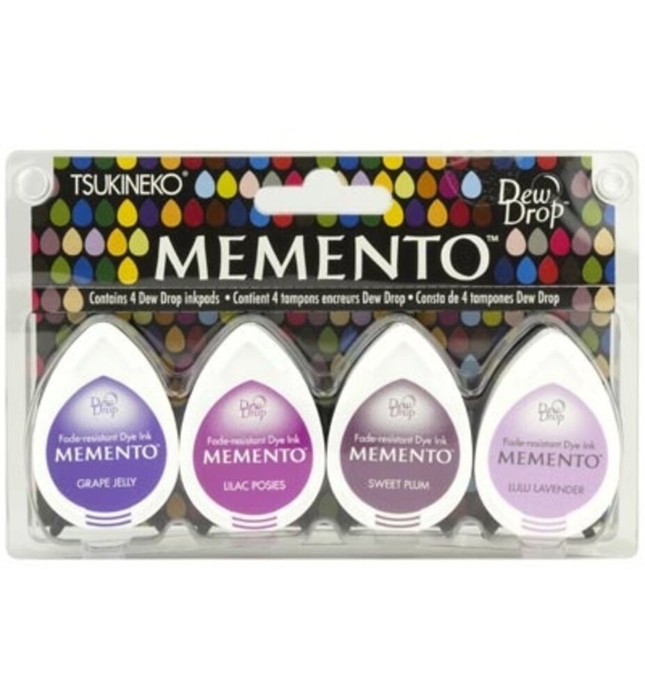 Tsukineko Memento Juicy Purples Dye Ink Set (MD-100-003) Tsukineko Memento Juicy Purples Dye Ink Set (MD-100-003)