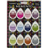 Tsukineko Memento Sorbet Scoops Dye Ink Dew Drops Set (MD-012-200)