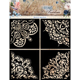 Studio Light Feelings of Freedom Masking Stencil Mandala Quarters (JMA-FOF-MASK192)