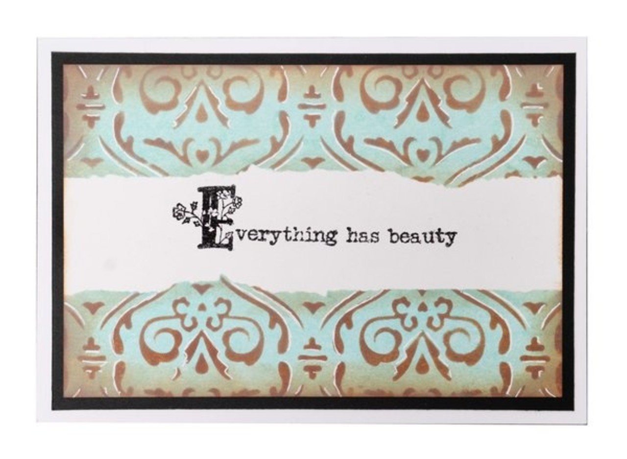 Studio Light Feelings of Freedom Masking Stencil Brocade Pattern (JMA-FOF-MASK194)