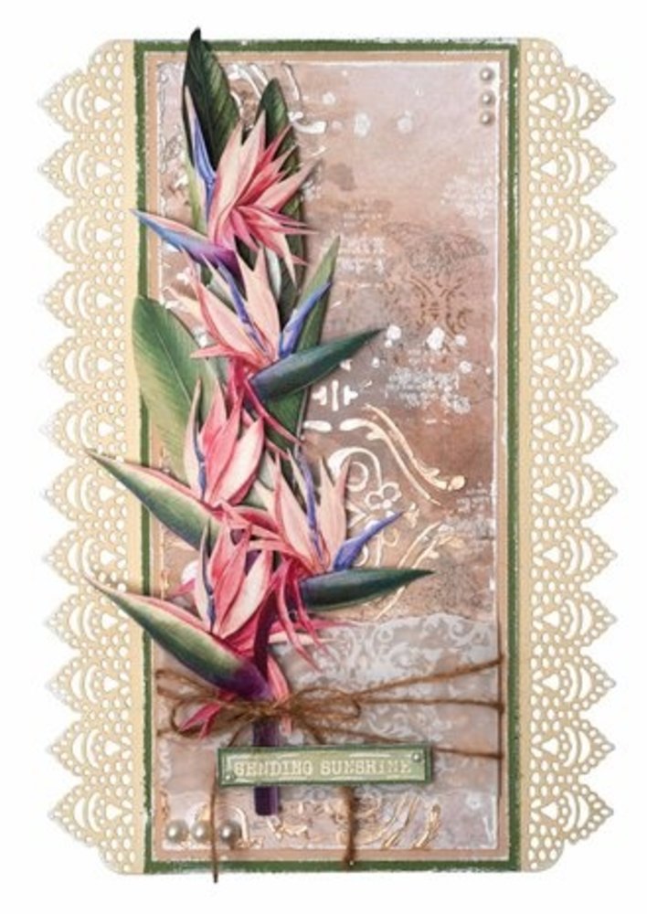 Studio Light Feelings of Freedom Masking Stencil Brocade Pattern (JMA-FOF-MASK194)