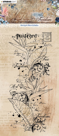 Studio Light Feelings of Freedom Clear Stamps Script Strelitzia (JMA-FOF-STAMP420) Studio Light Feelings of Freedom Clear Stamps Script Strelitzia (JMA-FOF-STAMP420)