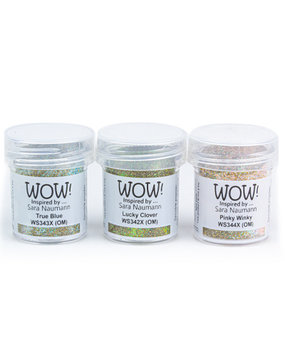 WOW! Trio's Lucky Day Embossing Powder Set (WOWKT060) WOW! Trio's Lucky Day Embossing Powder Set (WOWKT060)