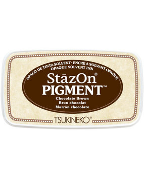 Tsukineko StazOn Pigment Chocolate Brown (SZ-PIG-41)