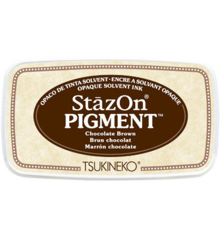 Tsukineko StazOn Pigment Chocolate Brown (SZ-PIG-41)
