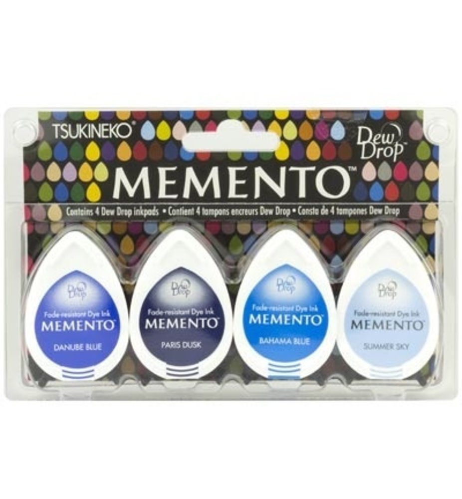 Tsukineko Memento Ocean Dye Ink Set (MD-100-004) Tsukineko Memento Ocean Dye Ink Set (MD-100-004)