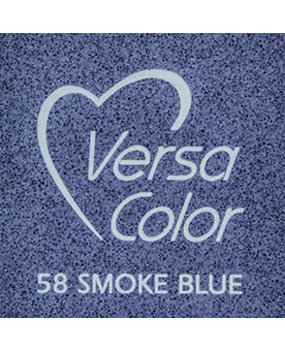 Tsukineko VersaColor 1 Inch Cube Ink Pad Smoke Blue (VS-58) Tsukineko VersaColor 1 Inch Cube Ink Pad Smoke Blue (VS-58)