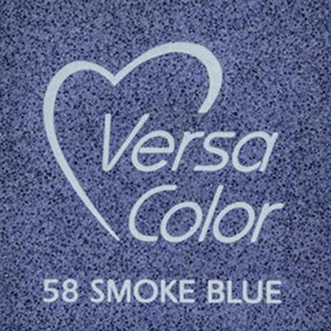 Tsukineko VersaColor 1 Inch Cube Ink Pad Smoke Blue (VS-58) Tsukineko VersaColor 1 Inch Cube Ink Pad Smoke Blue (VS-58)