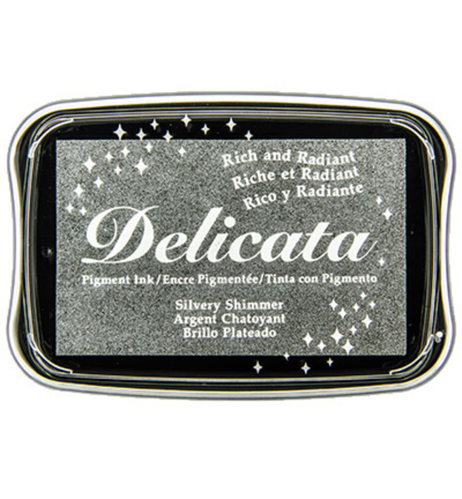 Tsukineko Delicata Silvery Shimmer Ink Pad (DE-000-192) Tsukineko Delicata Silvery Shimmer Ink Pad (DE-000-192)