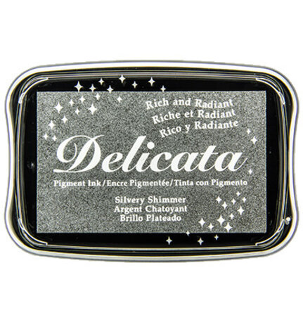 Tsukineko Delicata Silvery Shimmer Ink Pad (DE-000-192) Tsukineko Delicata Silvery Shimmer Ink Pad (DE-000-192)
