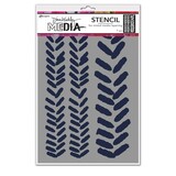 Dina Wakley MEdia Masking Stencil Angled Paint Blobs (MDS77626)