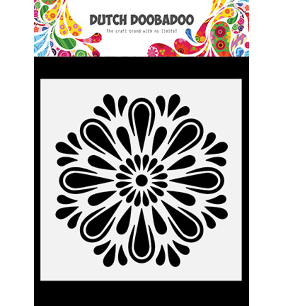 Dutch Doobadoo Dutch Mask Art Mandala Square 2 (470.784.091)