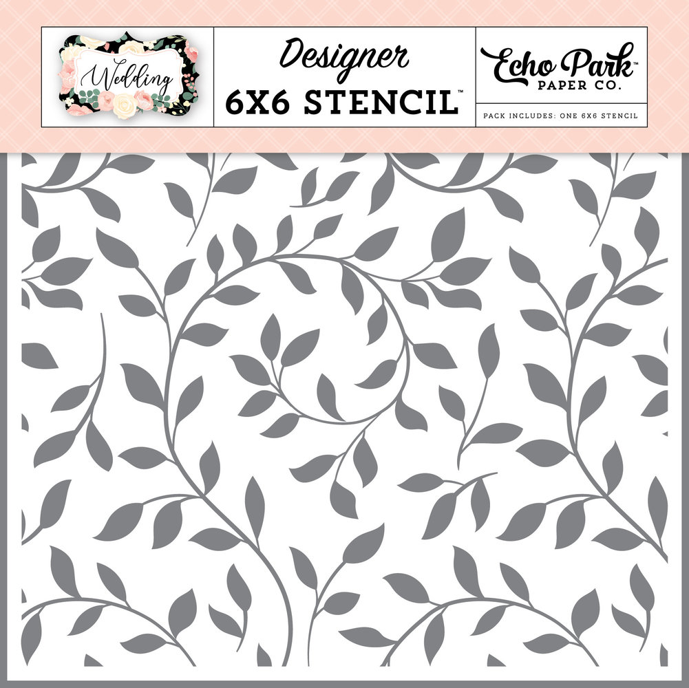 Echo Park Wedding Vines Stencil (WED258035) Echo Park Wedding Vines Stencil (WED258035)