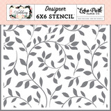 Echo Park Wedding Vines Stencil (WED258035)