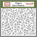 Echo Park Christmas Magic Christmas Branches Stencil (CM254034)