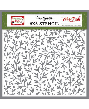Echo Park Christmas Magic Christmas Branches Stencil (CM254034)