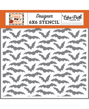 Echo Park Going Batty 6x6 Inch Masking Stencil (TT186034) Echo Park Going Batty 6x6 Inch Masking Stencil (TT186034)