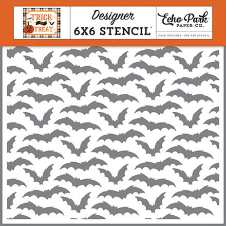 Echo Park Going Batty 6x6 Inch Masking Stencil (TT186034) Echo Park Going Batty 6x6 Inch Masking Stencil (TT186034)