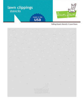 Lawn Fawn Falling Hearts Stencils (LF3025) Lawn Fawn Falling Hearts Stencils (LF3025)