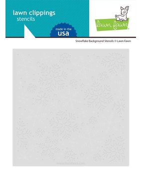 Lawn Fawn Snowflake Background Stencils (LF2710)