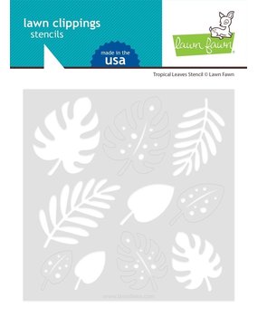Lawn Fawn Tropical Leaves Stencils (LF2625) Lawn Fawn Tropical Leaves Stencils (LF2625)
