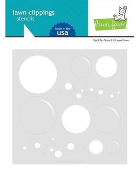 Lawn Fawn Big Bubble 6x6 Inch Stencil (LF2535) Lawn Fawn Big Bubble 6x6 Inch Stencil (LF2535)