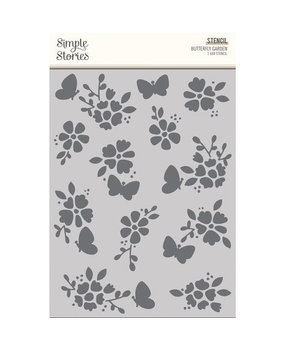 Simple Stories The Simple Life Stencil Butterfly Garden (18826) Simple Stories The Simple Life Stencil Butterfly Garden (18826)