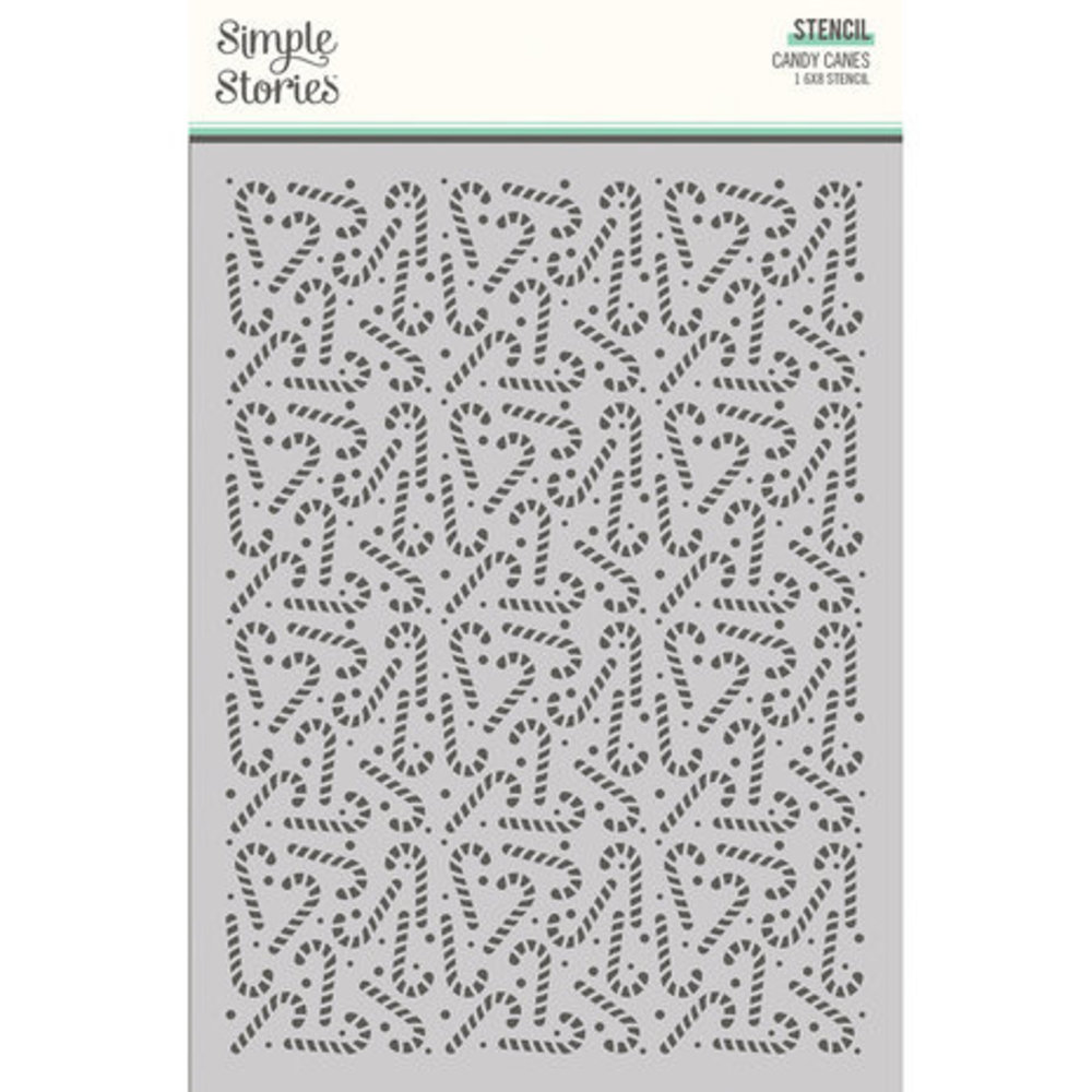 Simple Stories Mix & A-Mingle Stencil Candy Canes (18526) Simple Stories Mix & A-Mingle Stencil Candy Canes (18526)