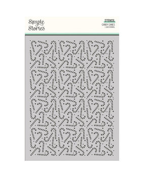 Simple Stories Mix & A-Mingle Stencil Candy Canes (18526)