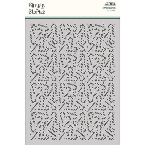 Simple Stories Mix & A-Mingle Stencil Candy Canes (18526) Simple Stories Mix & A-Mingle Stencil Candy Canes (18526)