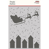 Simple Stories Hearth & Holiday Stencil Santa's Sleigh (18229)