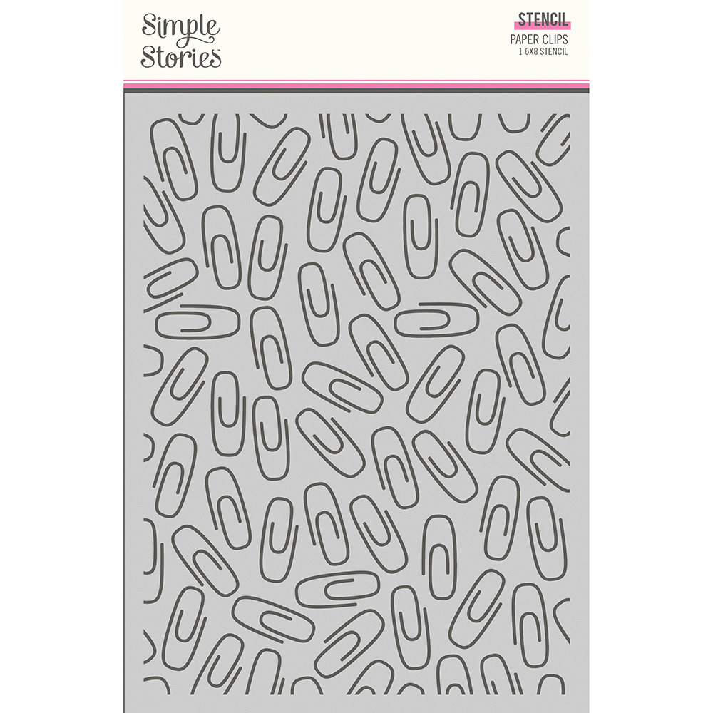 Simple Stories Let's Get Crafty Stencil Paper Clips (17226) Simple Stories Let's Get Crafty Stencil Paper Clips (17226)
