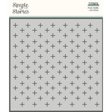 Simple Stories Good Stuff Stencil Plus Signs (16826)