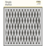 Simple Stories Simple Vintage Weathered Garden Stencil Lattice (16733)