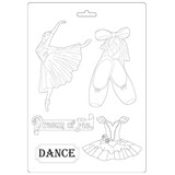 Stamperia Passion Soft Mould A4 Dancer (K3PTA493)