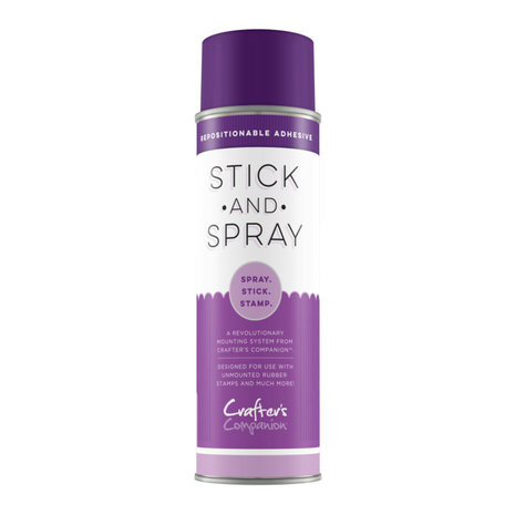 Crafter's Companion Stick & Spray Temporary Repositional Adhesive (STK-SPR) Crafter's Companion Stick & Spray Temporary Repositional Adhesive (STK-SPR)