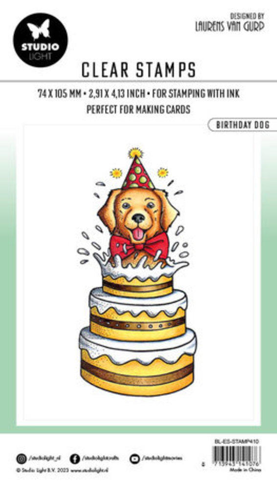 Studio Light Essentials Clear Stamps Birthday Dog (BL-ES-STAMP410) Studio Light Essentials Clear Stamps Birthday Dog (BL-ES-STAMP410)