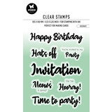 Studio Light Essentials Clear Stamps Hooray! (BL-ES-STAMP414)*